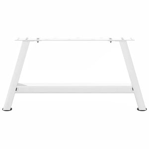 vidaXL Coffee Table Legs A-Shaped 2 pcs White 60x(30-31) cm Steel