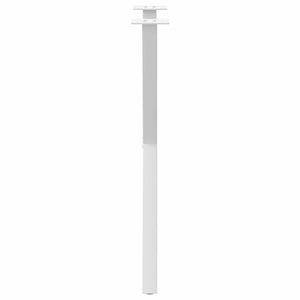 vidaXL Dining Table Legs X-Shaped 2 pcs White 50x(72-73) cm Steel