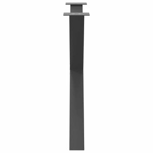 vidaXL Dining Table Legs X-Shaped 3 pcs Anthracite 90x(72-73) cm Steel