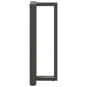 vidaXL Bar Table Legs T-Shaped 2 pcs Anthracite 50x35x(101-102) cm Steel