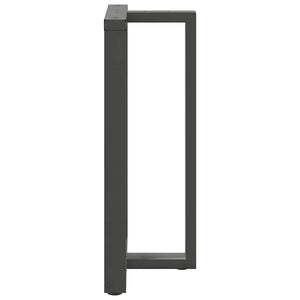 vidaXL Bar Table Legs T-Shaped 2 pcs Anthracite 60x35x(101-102) cm Steel