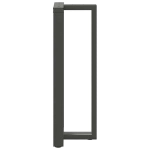 vidaXL Bar Table Legs T-Shaped 2 pcs Anthracite 40x35x(111-112) cm Steel