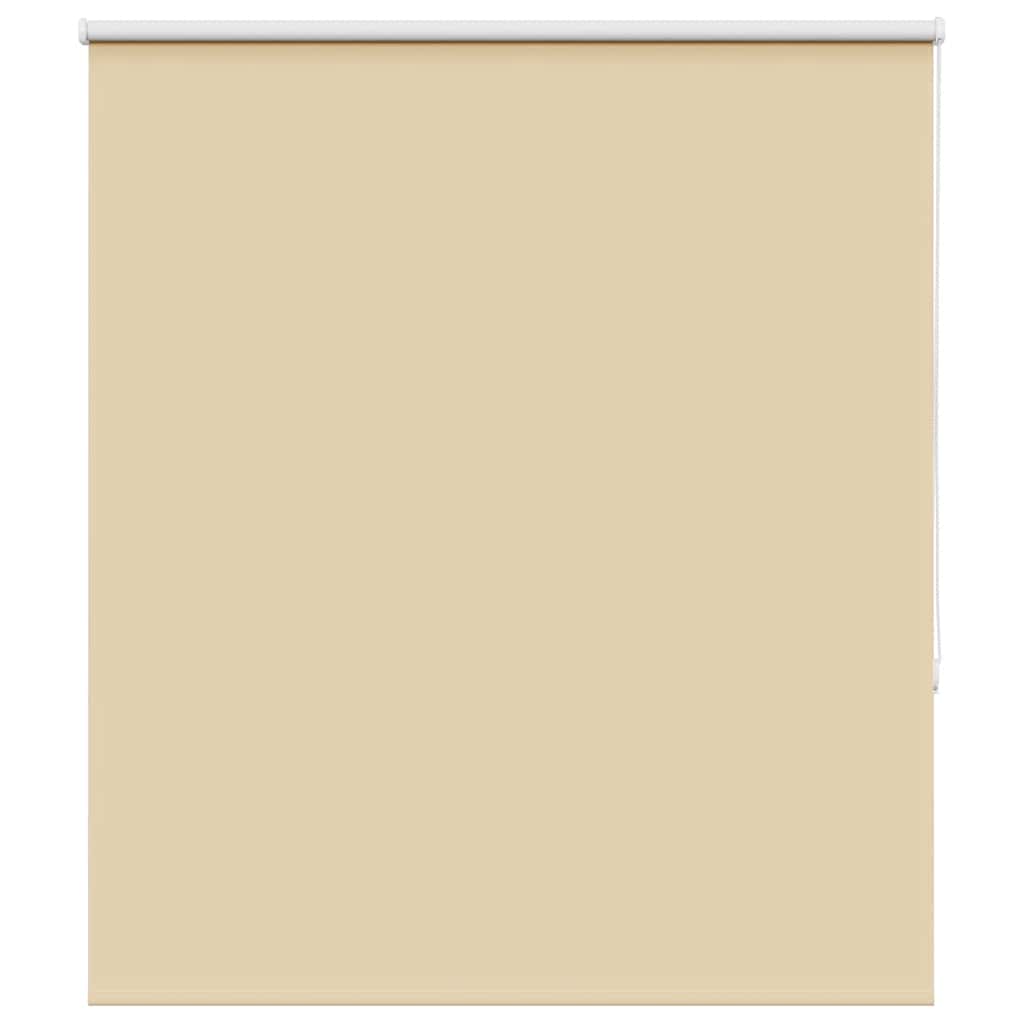 vidaXL Roller Blind Blackout Beige 125x150 cm Fabric Width 121.6 cm Polyester