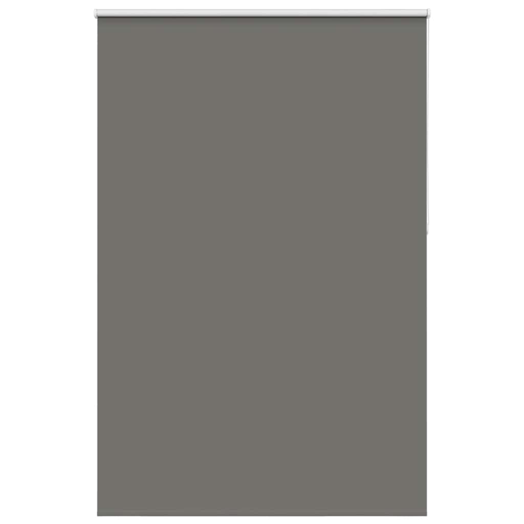 vidaXL Roller Blind Blackout Grey 150x210 cm Fabric Width 146.6 cm Polyester