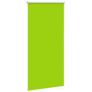 vidaXL Roller Blind Blackout Leaves Green 65x130 cm Fabric Width 60.7 cm Polyester