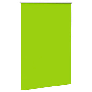 vidaXL Roller Blind Blackout Leaves Green 95x130 cm Fabric Width 90.7 cm Polyester