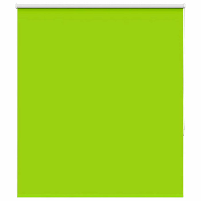 vidaXL Roller Blind Blackout Leaves Green 125x130 cm Fabric Width 121.6 cm Polyester