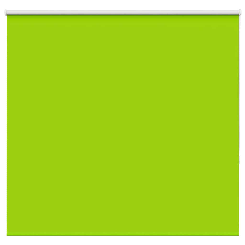 vidaXL Roller Blind Blackout Leaves Green 145x130 cm Fabric Width 141.6 cm Polyester