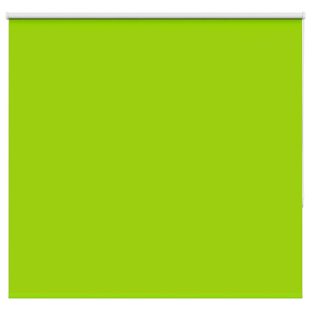 vidaXL Roller Blind Blackout Leaves Green 155x130 cm Fabric Width 151.6 cm Polyester