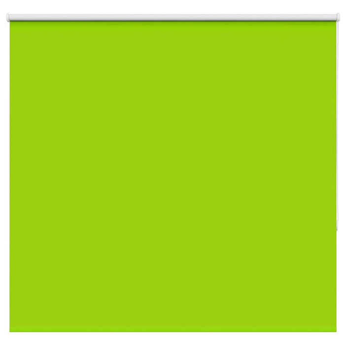 vidaXL Roller Blind Blackout Leaves Green 155x130 cm Fabric Width 151.6 cm Polyester