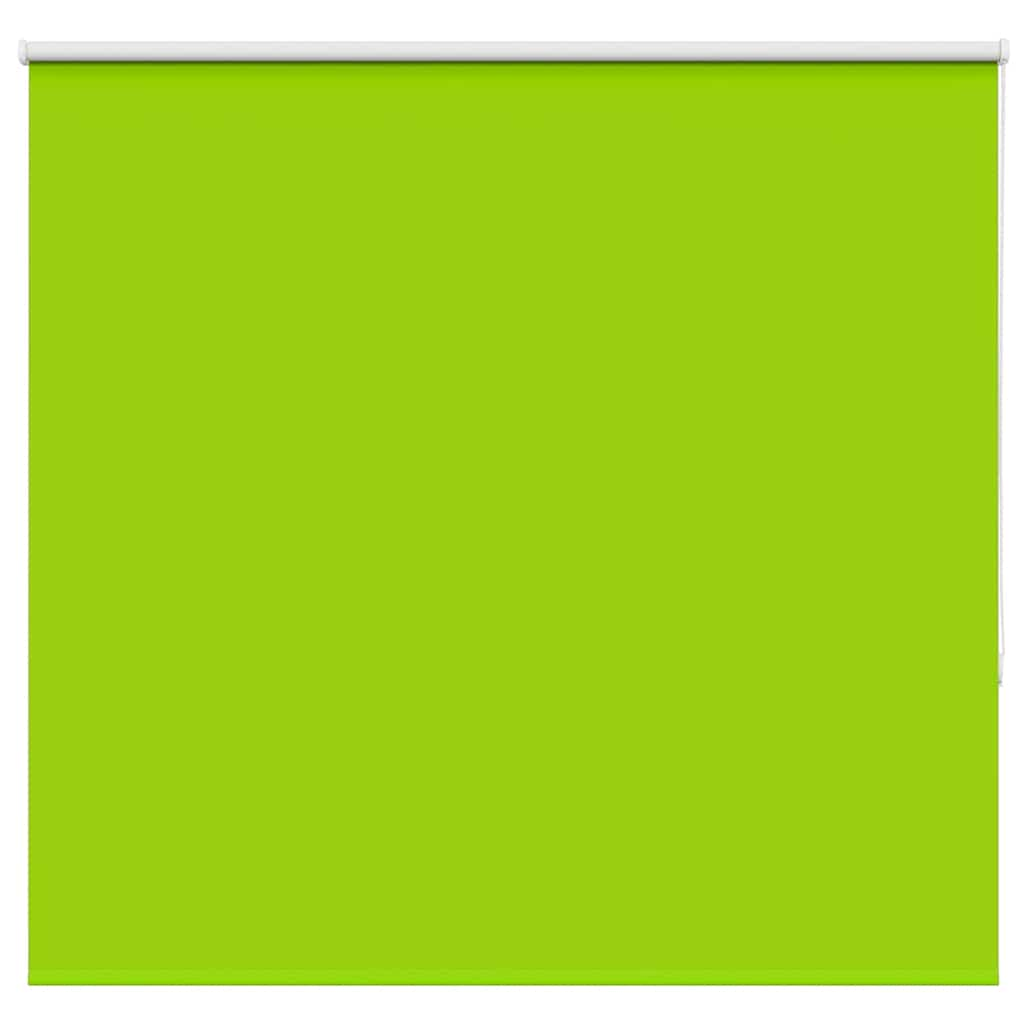 vidaXL Roller Blind Blackout Leaves Green 160x150 cm Fabric Width 156.6 cm Polyester