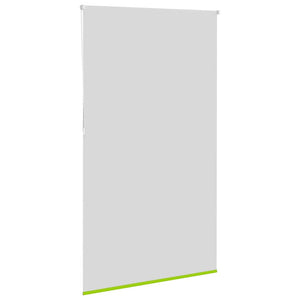 vidaXL Roller Blind Blackout Leaves Green 125x210 cm Fabric Width 121.6 cm Polyester