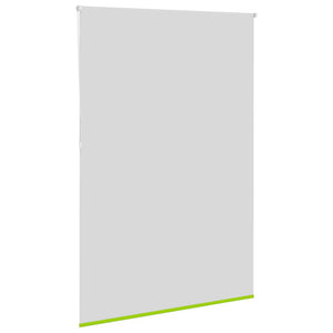 vidaXL Roller Blind Blackout Leaves Green 150x210 cm Fabric Width 146.6 cm Polyester