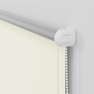vidaXL Roller Blind Blackout Off White 95x150 cm Fabric Width 90.7 cm Polyester