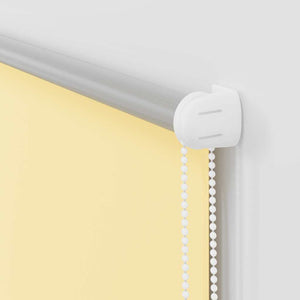 vidaXL Roller Blind Blackout Yellow 90x150 cm Fabric Width 85.7 cm Polyester