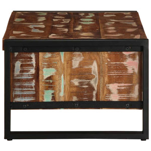 vidaXL Coffee Table Multicolour 90x50x36 cm Solid Wood Reclaimed