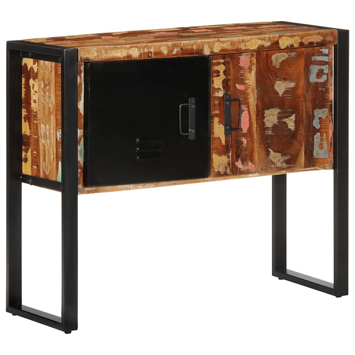 vidaXL Console Cabinet Multicolour 90x35x75 cm Solid Wood Reclaimed