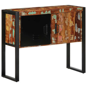 vidaXL Console Cabinet Multicolour 90x35x75 cm Solid Wood Reclaimed