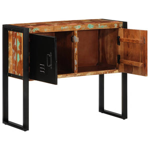 vidaXL Console Cabinet Multicolour 90x35x75 cm Solid Wood Reclaimed