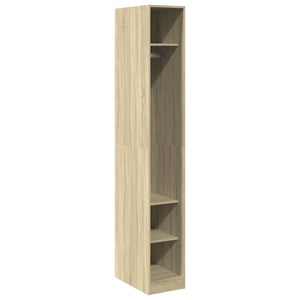 vidaXL Wardrobe Sonoma Oak 30x50x200 cm Engineered Wood