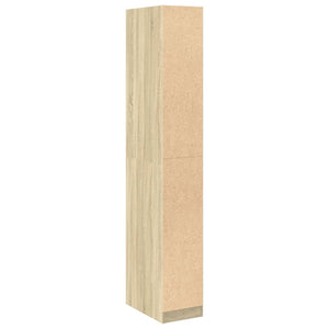 vidaXL Wardrobe Sonoma Oak 30x50x200 cm Engineered Wood