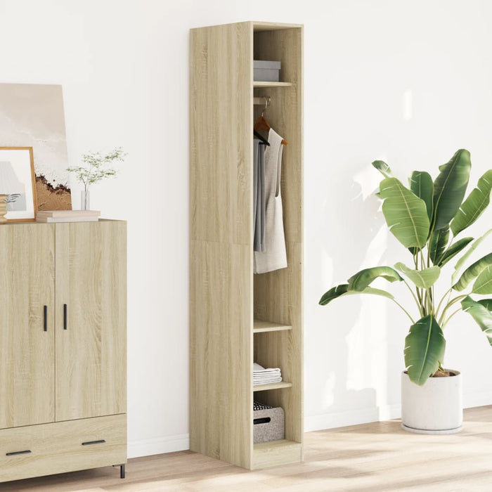 vidaXL Wardrobe Sonoma Oak 30x50x200 cm Engineered Wood