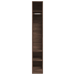 vidaXL Wardrobe Brown Oak 30x50x200 cm Engineered Wood