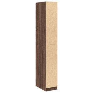 vidaXL Wardrobe Brown Oak 30x50x200 cm Engineered Wood