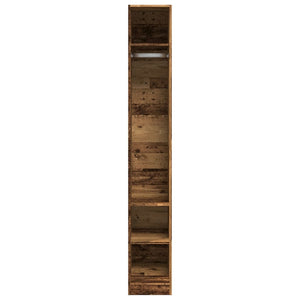 vidaXL Wardrobe Old Wood 30x50x200 cm Engineered Wood