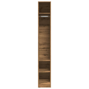 vidaXL Wardrobe Artisian Oak 30x50x200 cm Engineered Wood