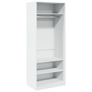 vidaXL Wardrobe White 80x50x200 cm Engineered Wood