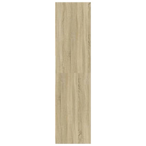 vidaXL Wardrobe Sonoma Oak 80x50x200 cm Engineered Wood