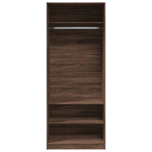 vidaXL Wardrobe Brown Oak 80x50x200 cm Engineered Wood