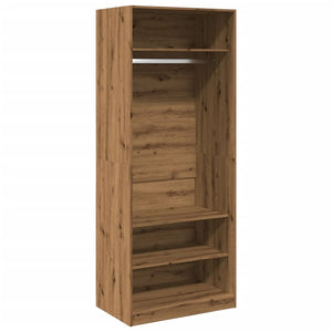 vidaXL Wardrobe Artisian Oak 80x50x200 cm Engineered Wood