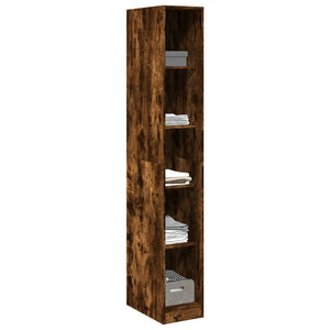 vidaXL Wardrobe Smoked Oak 30x50x200 cm Engineered Wood