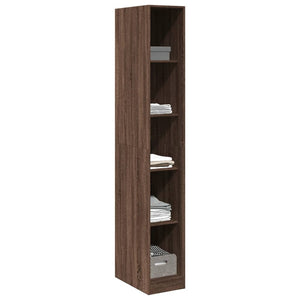 vidaXL Wardrobe Brown Oak 30x50x200 cm Engineered Wood