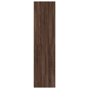 vidaXL Wardrobe Brown Oak 30x50x200 cm Engineered Wood