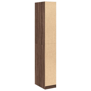 vidaXL Wardrobe Brown Oak 30x50x200 cm Engineered Wood