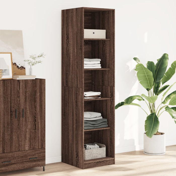 vidaXL Wardrobe Brown Oak 50x50x200 cm Engineered Wood