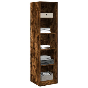 vidaXL Wardrobe Old Wood 50x50x200 cm Engineered Wood