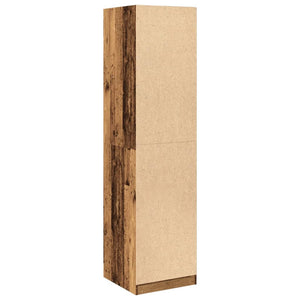 vidaXL Wardrobe Old Wood 50x50x200 cm Engineered Wood