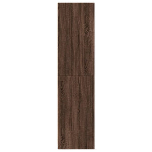 vidaXL Wardrobe Brown Oak 80x50x200 cm Engineered Wood