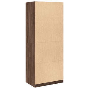 vidaXL Wardrobe Brown Oak 80x50x200 cm Engineered Wood