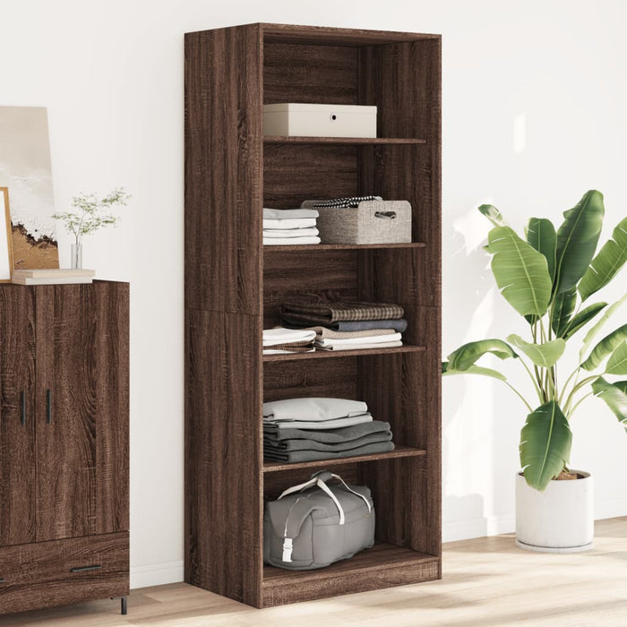 vidaXL Wardrobe Brown Oak 80x50x200 cm Engineered Wood