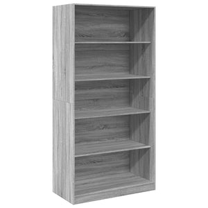 vidaXL Wardrobe Grey Sonoma 100x50x200 cm Engineered Wood