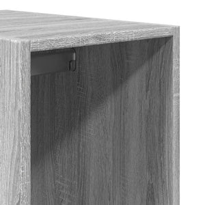 vidaXL Wardrobe Grey Sonoma 30x50x200 cm Engineered Wood