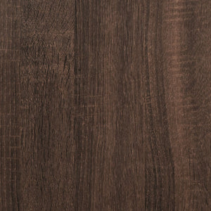 vidaXL Wardrobe Brown Oak 30x50x200 cm Engineered Wood