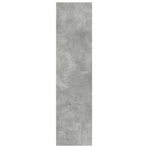 vidaXL Wardrobe Concrete Grey 80x50x200 cm Engineered Wood