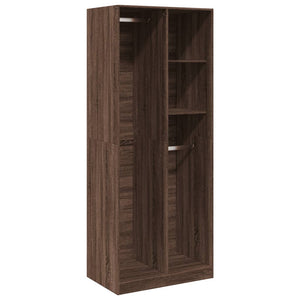 vidaXL Wardrobe Brown Oak 80x50x200 cm Engineered Wood