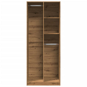 vidaXL Wardrobe Artisian Oak 80x50x200 cm Engineered Wood